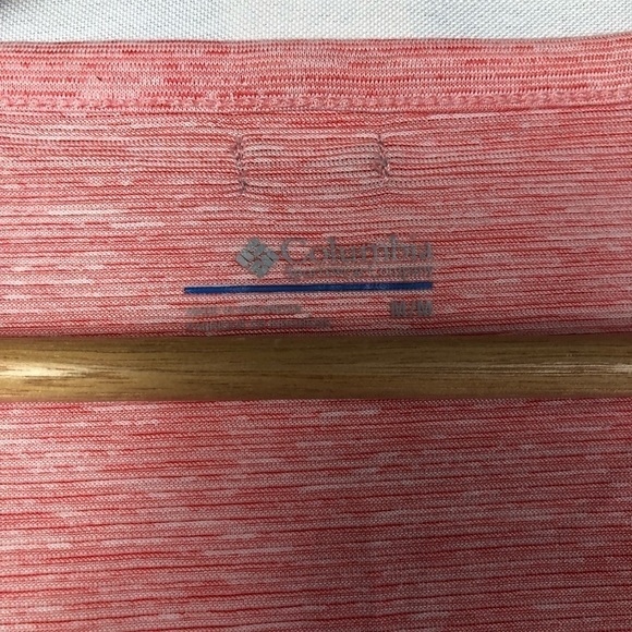 Columbia Pink Mount Carmel Lightweight Athletic Tee M - Picture 5 of 6